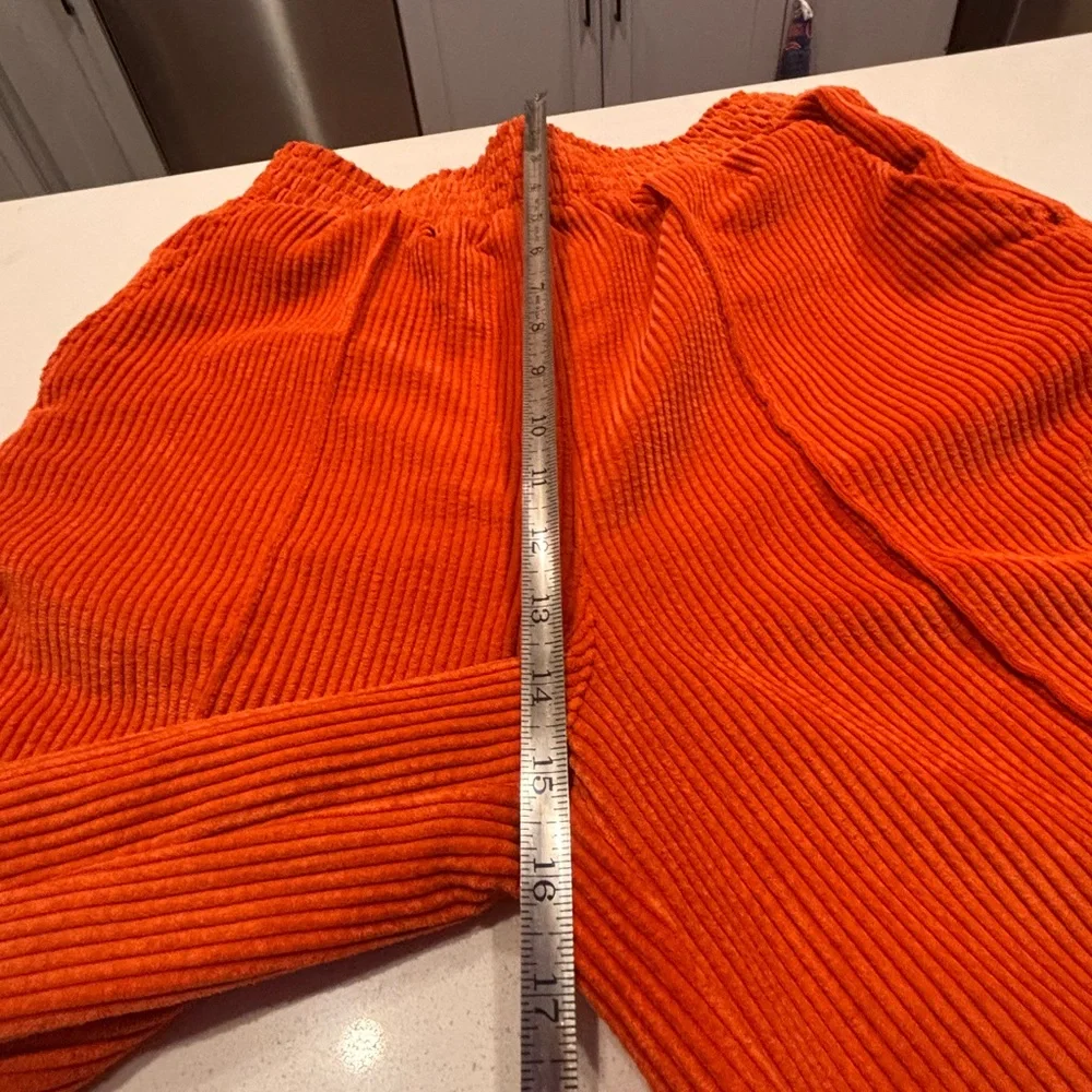 Bright Orange Corduroy Pants - Picture 7 of 11
